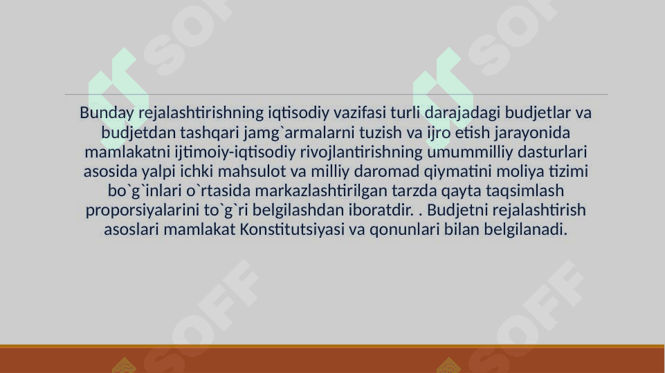 BUDJET JARAYONI 6