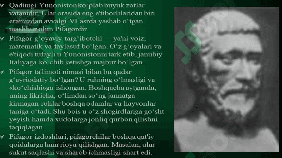 Falsafaning taraqqiyot bosqichlari 8