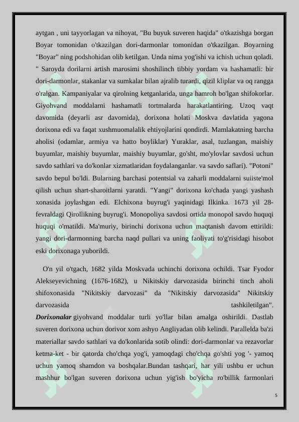 Xorijiy mamlakatlarda dorixonalar turlari va ularning faoliyati 5