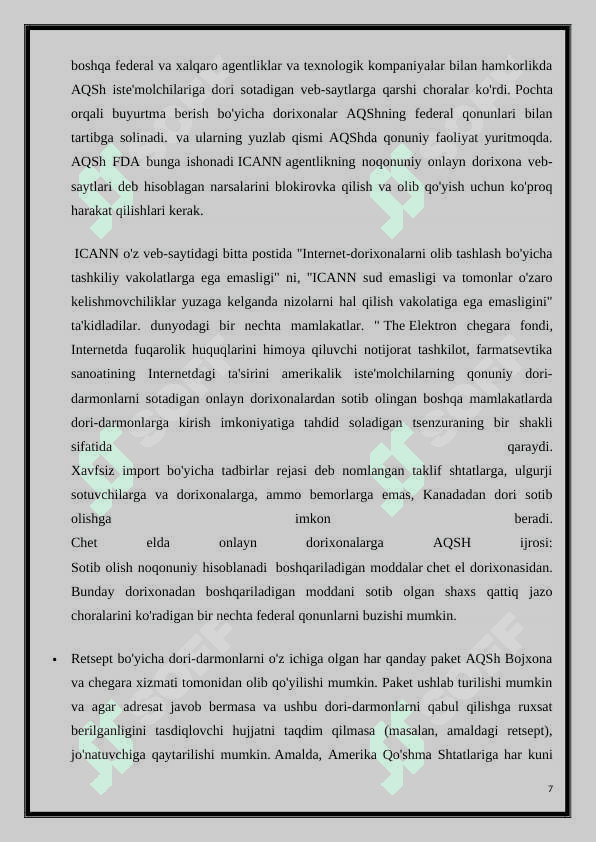 Xorijiy mamlakatlarda dorixonalar turlari va ularning faoliyati 7
