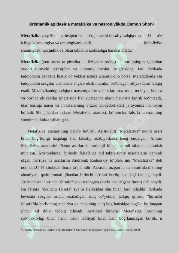 Osmon va Osmon Ilohlari 5