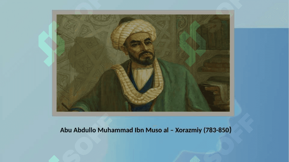 9-12 asrlarda mamlakatimiz hududlarida madaniy uygʻonish (reasans) buyuk allomalarning jahon sivilizatsiyasiga qoʻshgan hissasi 5