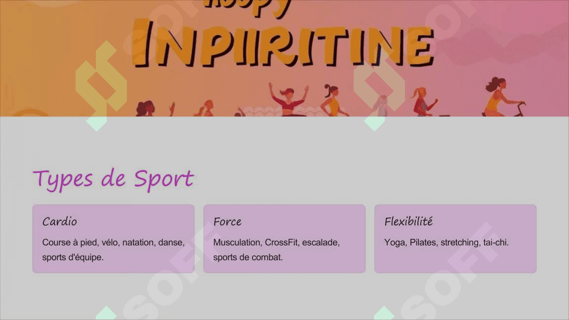Sogʻliq va sport (fransuz tilida) 3