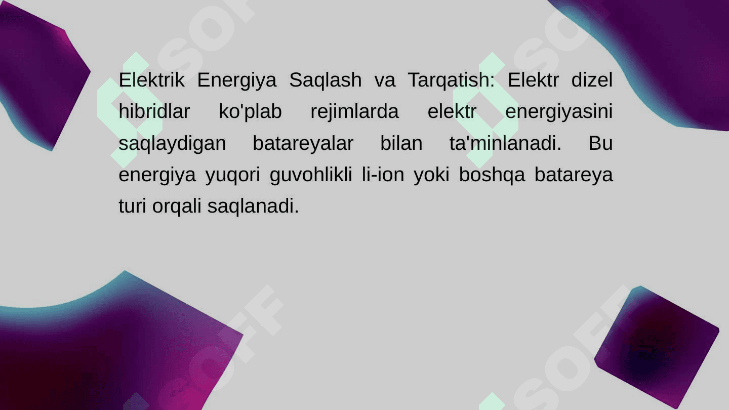 Gibrid - elektr dvigatellarning ishlash prinsipi va texnologiyasi 3