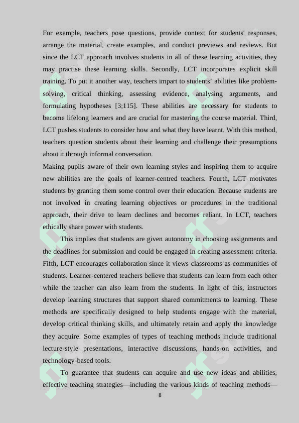 STUDENT-CENTERED TEACHING AND ITS BENEFITS 2 8