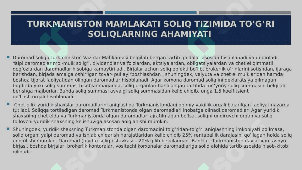 Turkmaniston soliq tizimi 5