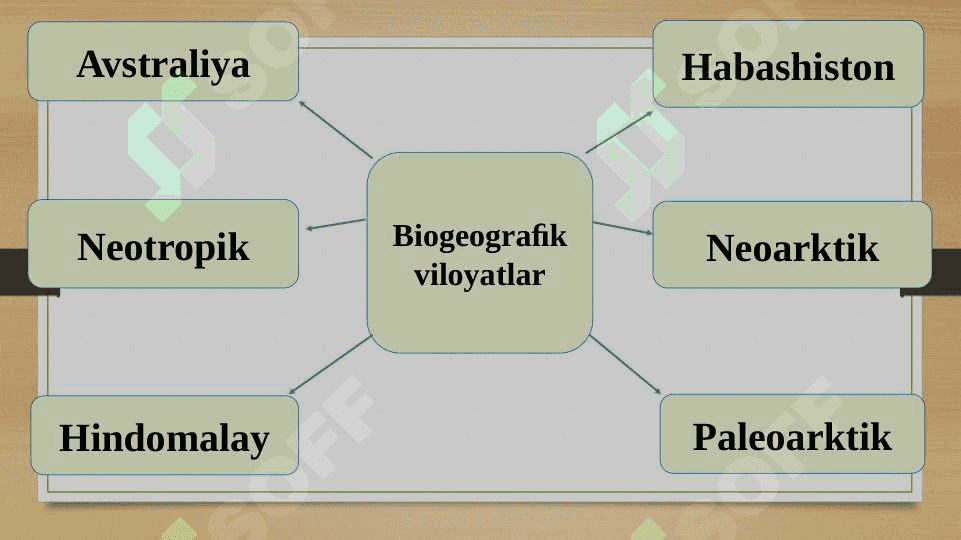 Evolutsiyani isbotlashda biogeografiya fani dalillari 3