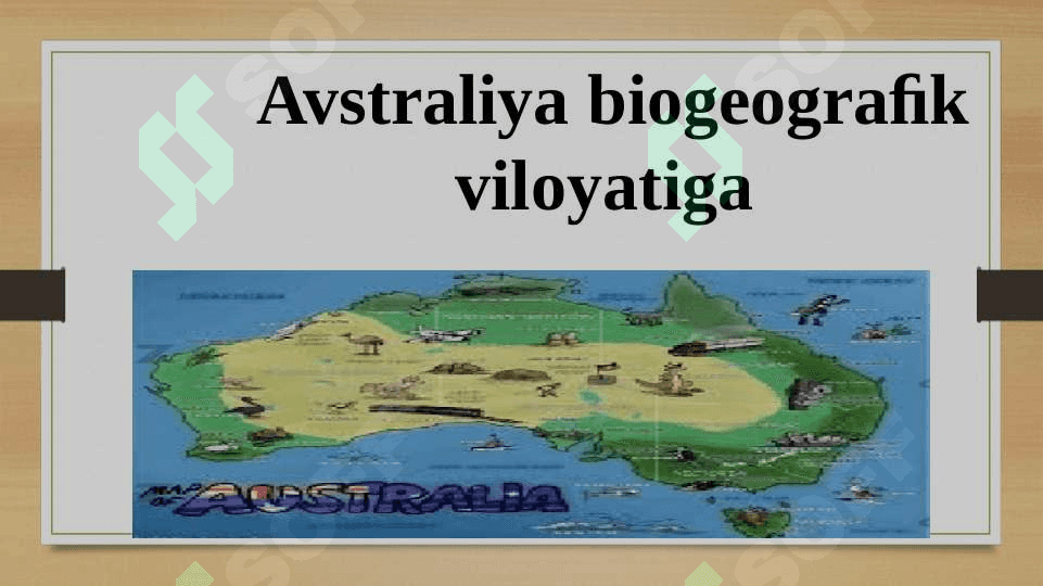 Evolutsiyani isbotlashda biogeografiya fani dalillari 4