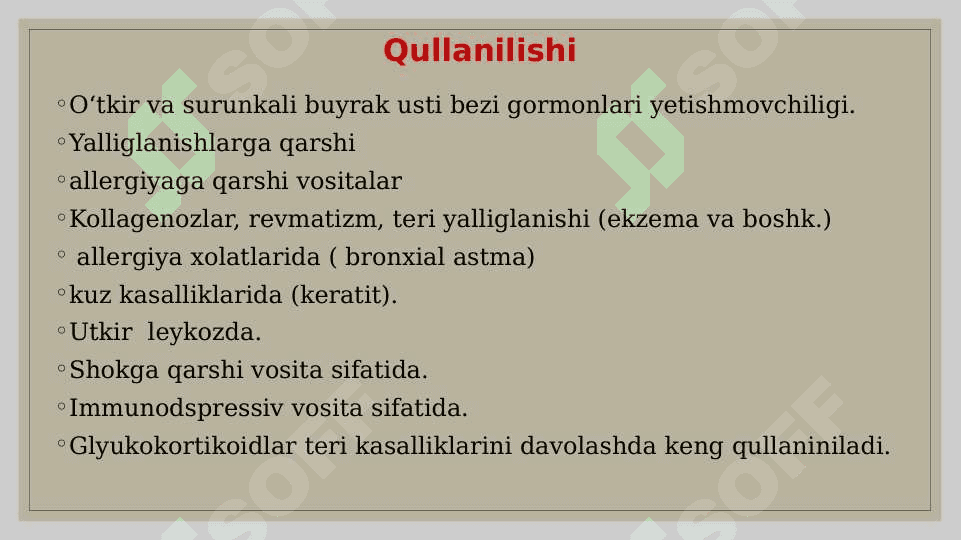 Yallig’lanishga Qarshi vositalar 8