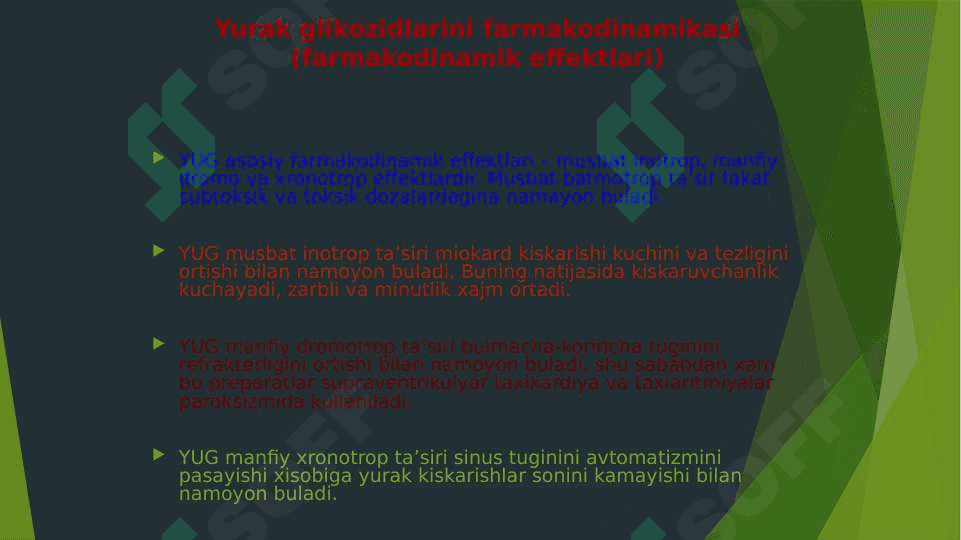 YURAK GLIKOZIDLARINI KLINIK FARMAKOLOGIYASI 7