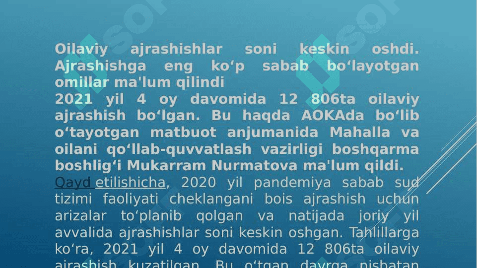 AJRASHISHGA SABAB BO‘LUVCHI OMILLAR 2