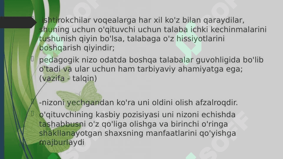 Yosh pedagoklar faoliyatida odatda yo’l qo’yiladigan xatolar va ularni yechish 4