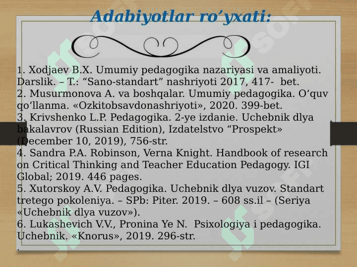 Tarbiyaviy ishlarni istiqbolli rejalashtirish 3