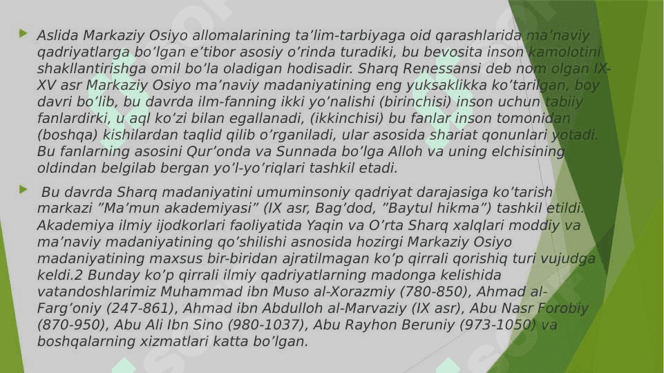 Sharq mutafakkirlari chet el va o`zbekiston pedagog olimlarining o`qituvcha va uning mahorati haqida qarashlari 8
