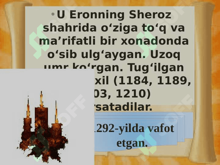 SA’DIY SHEROZIY 3