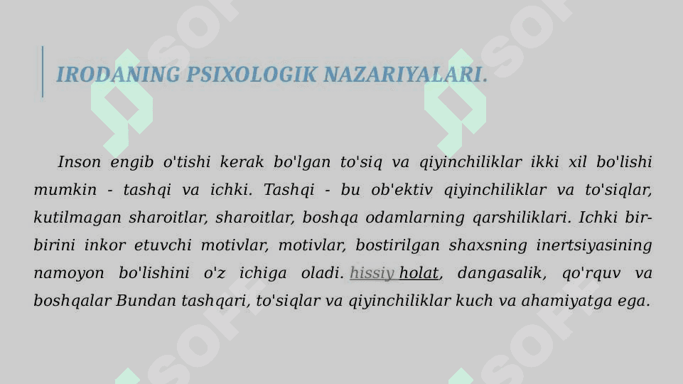 Iroda nazariylari 7