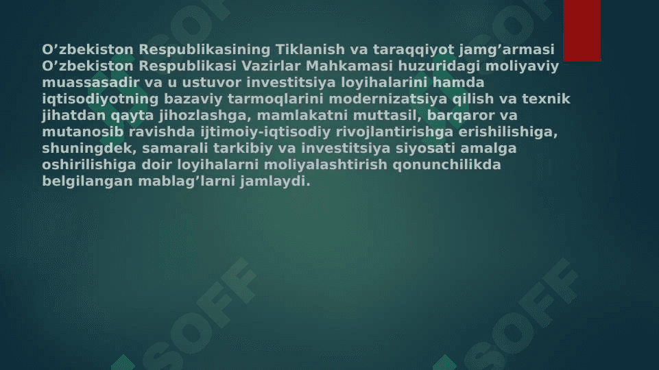 Konsolidatsiyalashgan byudjet, uning tarkibi, tuzilishi va xususiyatlari 6
