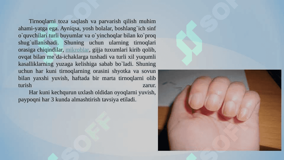 Shaxsiy did va gigiena 7