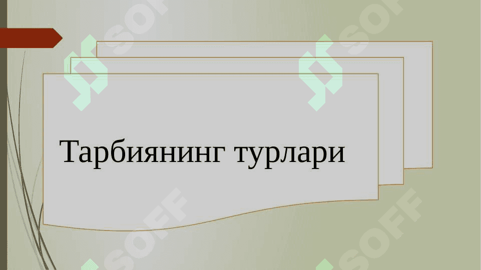 Tarbiya mazmuni 7