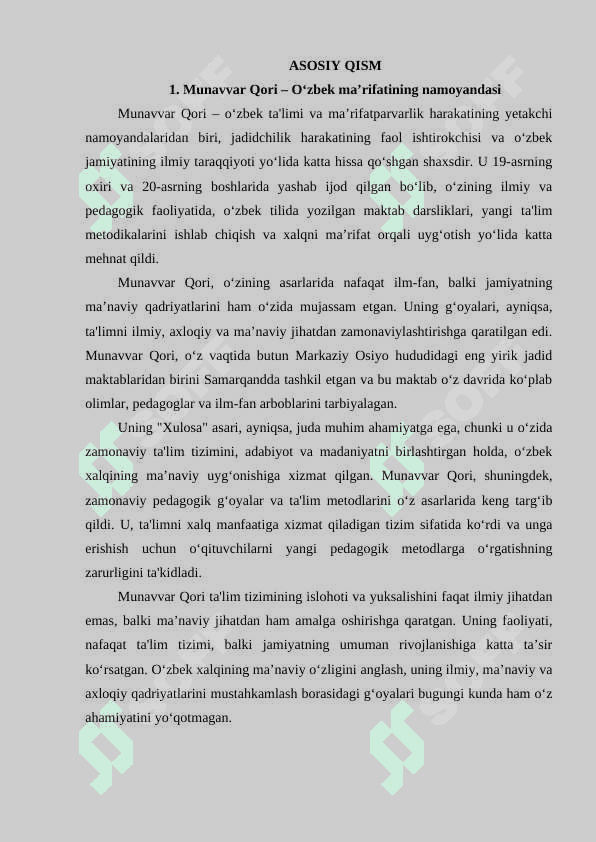 Jadid ma’rifatparvarlarining o‘lka ijtimoiy-ma’naviy hayotida tutgan o‘rni. 3