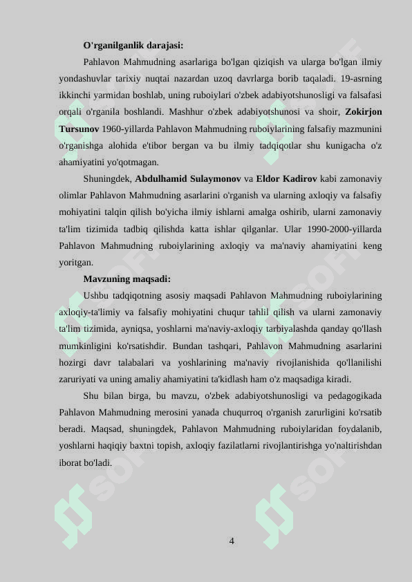 Pahlavon mahmud ruboiylarining axloqiy-ta'limiy hamda falsafiy mohiyati 4