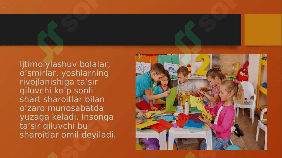 Bola rivojlanishida muhitning ta’siri 3