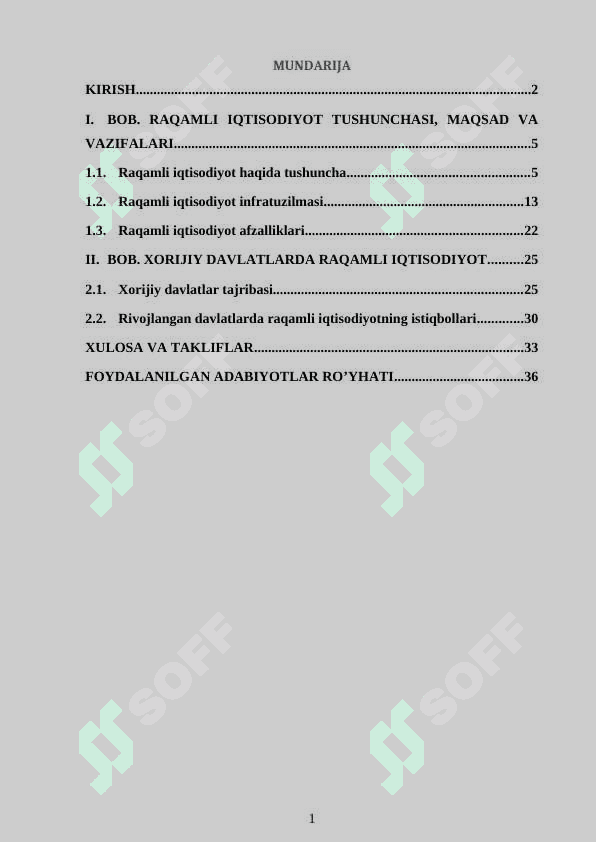 Iqtisodiyot taraqqiyotga erishishda raqamli iqtisodiyotning o'rni 2