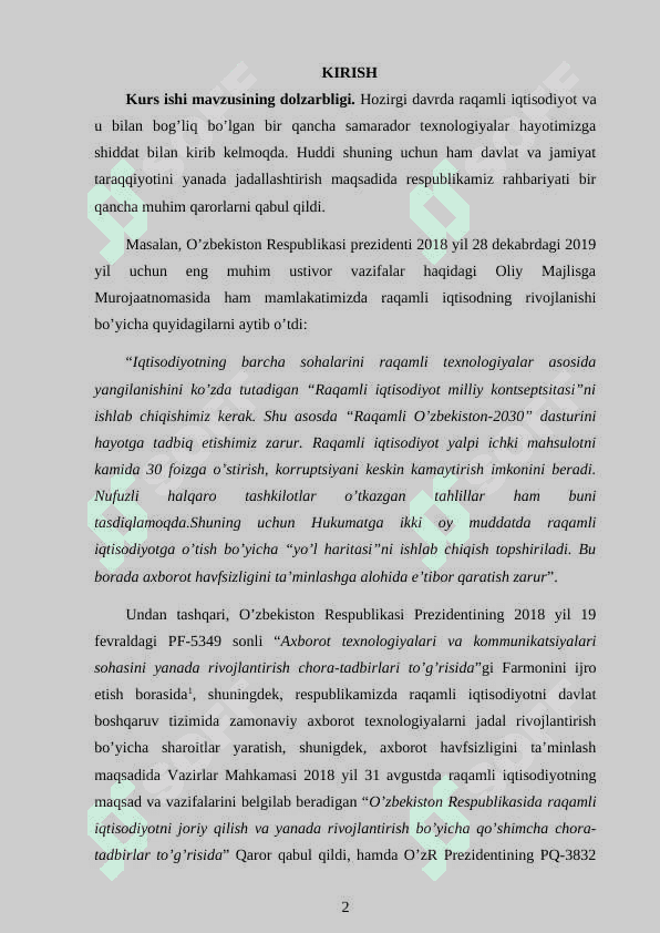 Iqtisodiyot taraqqiyotga erishishda raqamli iqtisodiyotning o'rni 3