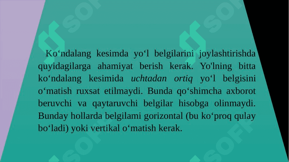 Transport muammosining tavsifi va uni hal qilish usullari. 8