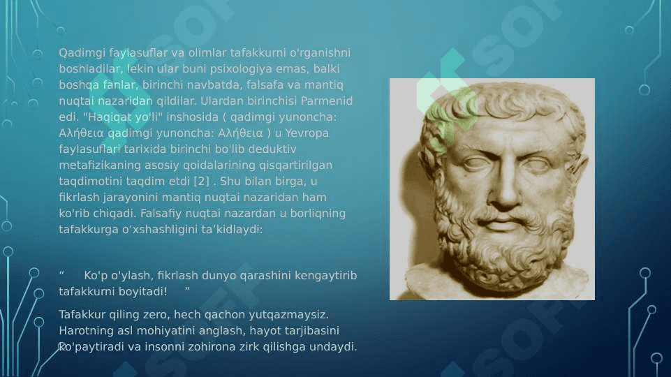tafakkur. Intellekt va kreativliktafakkur. Intellekt va kreativlik 6