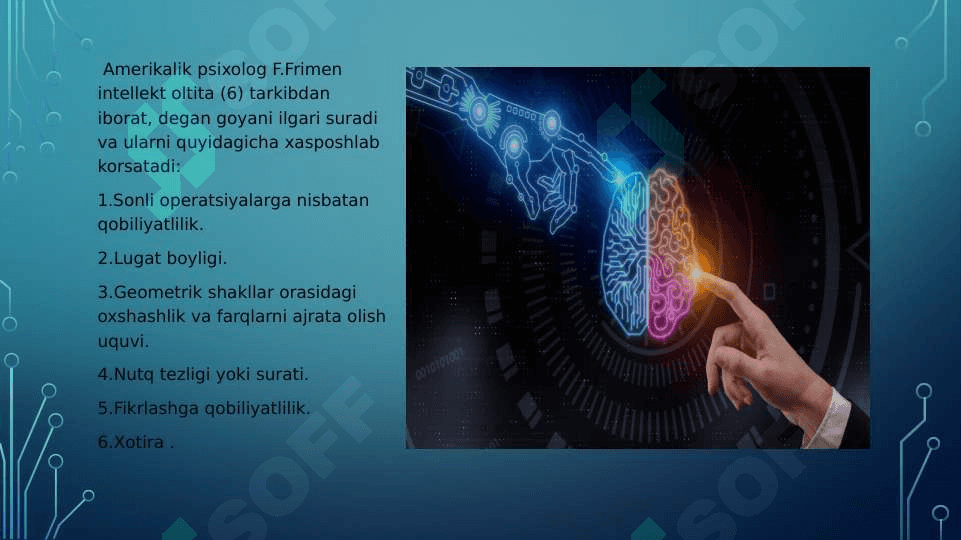 tafakkur. Intellekt va kreativliktafakkur. Intellekt va kreativlik 8