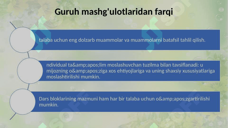 Guruhiy faoliyatda va shaxsning rivojlanishida trening effektini umumiy xarakteristikasi 30.pptx 7