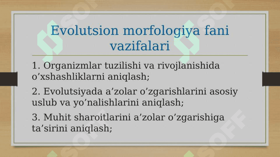 A'zolar sistemasining onto-filogenezi 3