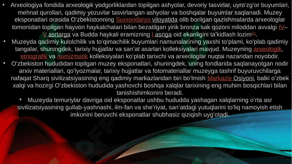 o`zbekiston tarixi muzeyi 4