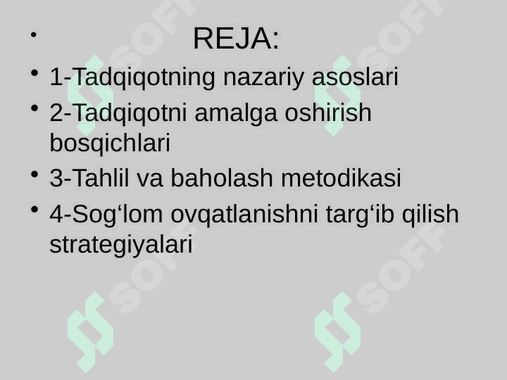 Talabalarning ovqatlanishini adekvatligini o' rganish va baholash 2