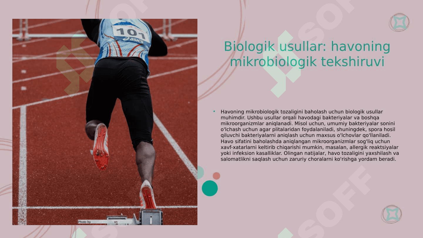 Xonalarning havosini tozaligini tekshirish va baholash 7