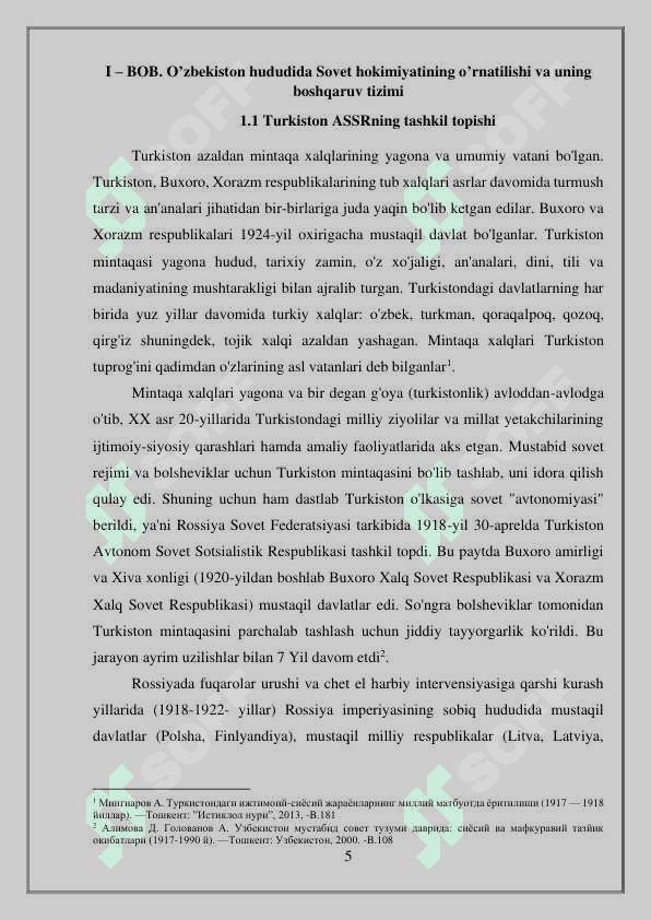Turkiston ASSRning tashkil topishi 5