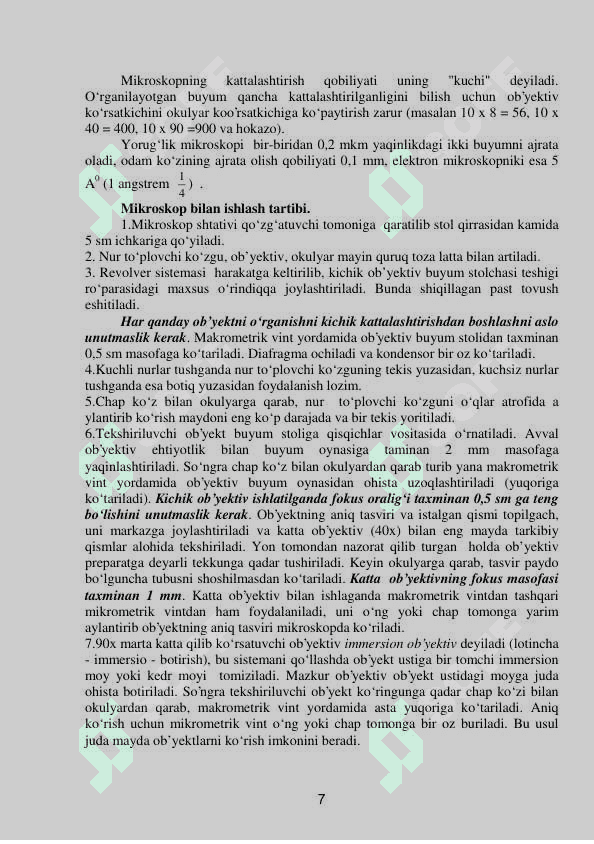 TIBBIY BIOLOGIYA VA GENETIKA 7