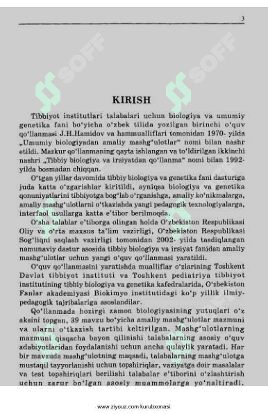 Umumiy genetika asosolari 3