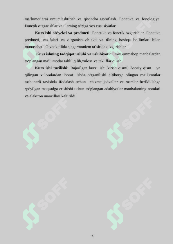 KURS ISHI 4