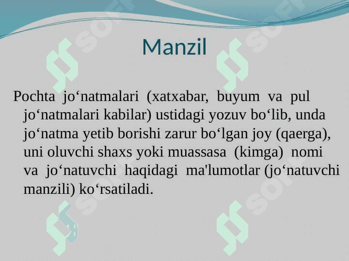 Xizmat yozishmalari va uning turlari 2