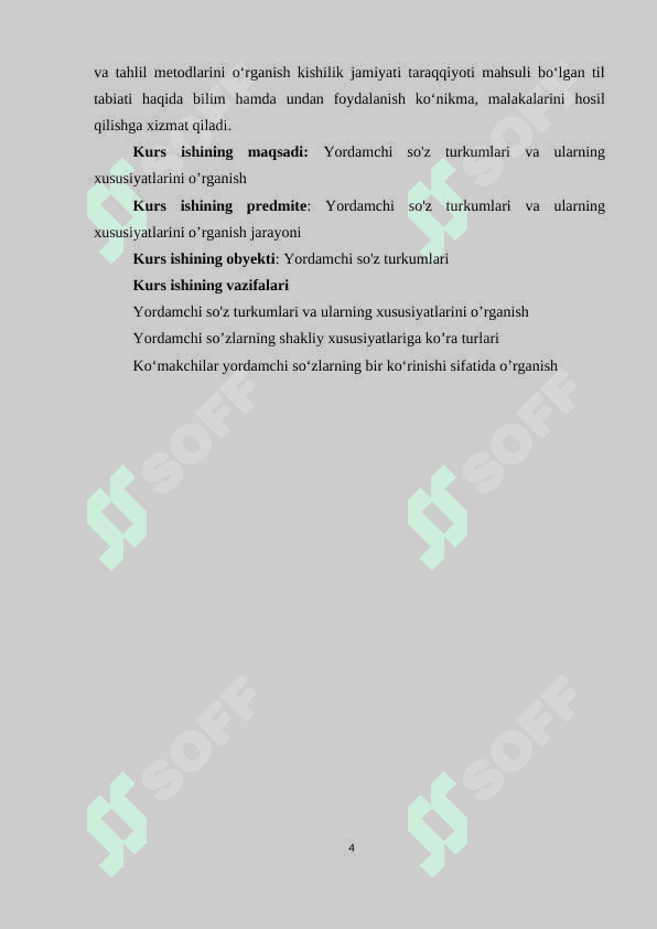 KURS ISHI 4