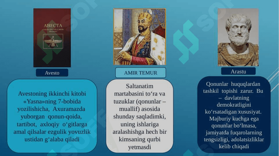 QONUN USTUVORLIGI – FUQAROLIK JAMIYATINING MUHIM OMILI 4