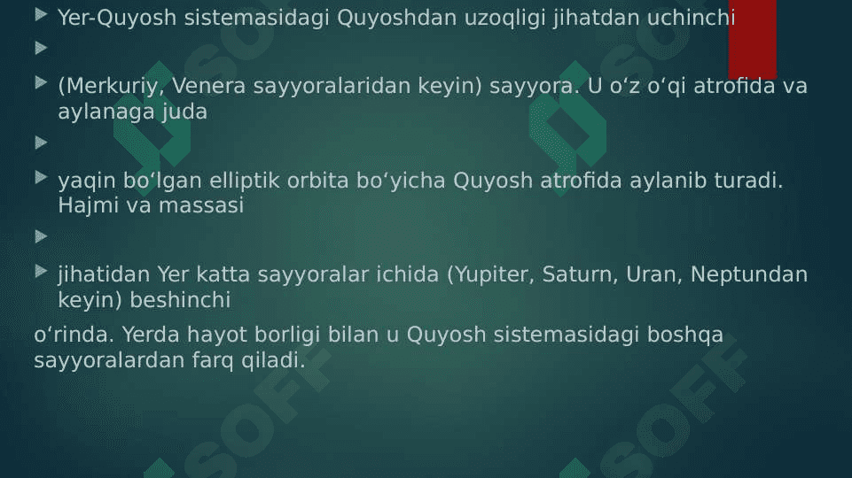 Yer poʻstining Rivojlanish qonuniyatlarini 2