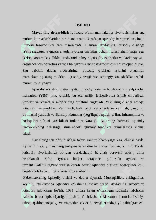 Davlatning iqtisodiy o’sishga ta’siri 2