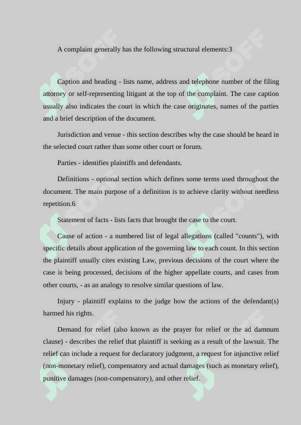 Complaint letters 3