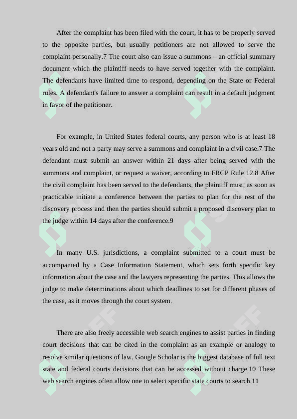 Complaint letters 4