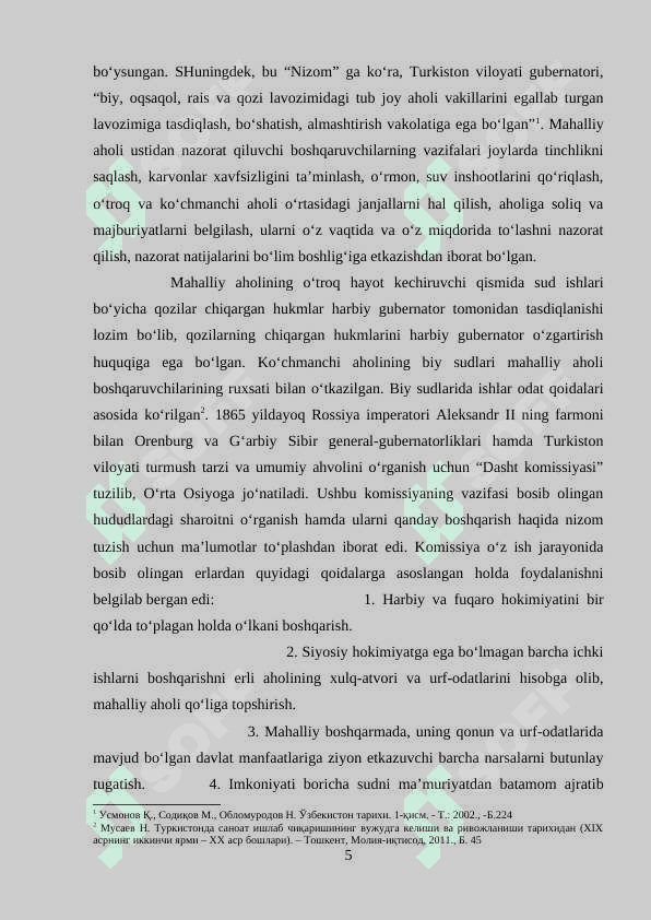 Turkistonda ma'muriy boshqaruv siyosati 5