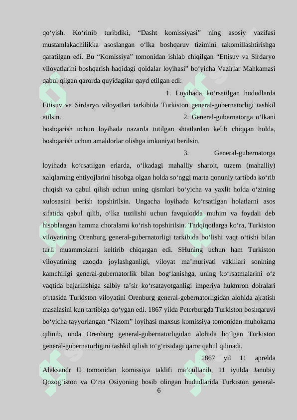 Turkistonda ma'muriy boshqaruv siyosati 6
