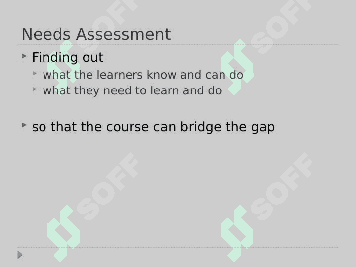 Choosing appropriate methods according to. 2